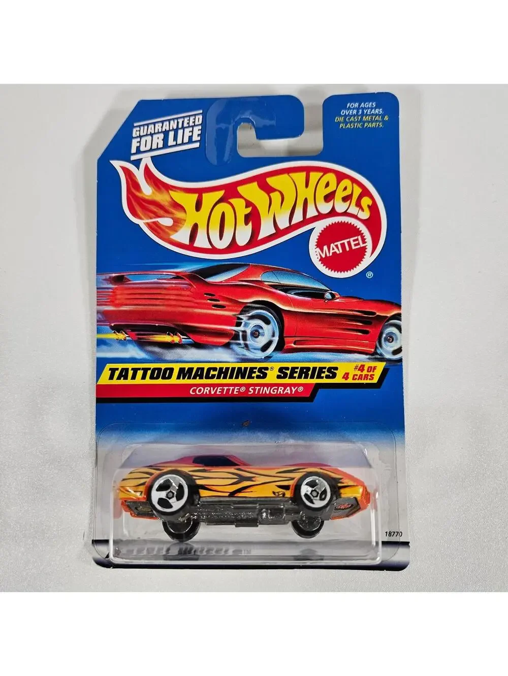 Hot Wheels 1999 Tattoo Machines Complete 4/4 1:64 NIP